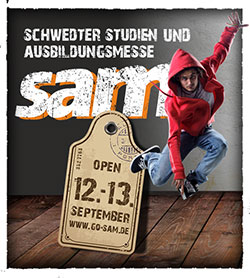 Banner sam Schwedter Studie- und Ausbildungsmesse